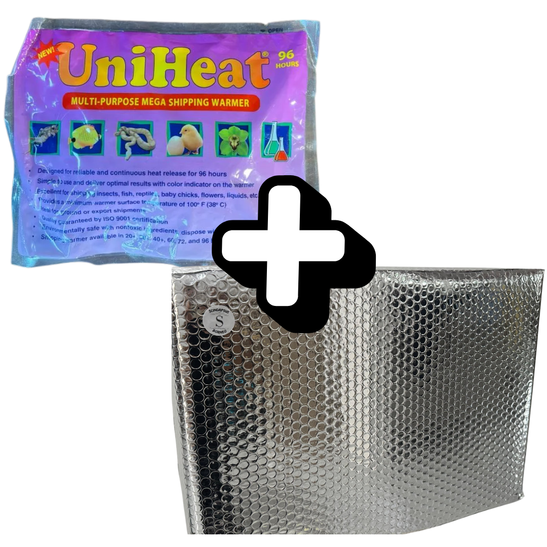 Heat Pack + Thermal Insulation One Set, Winter Protection For Plants, UniHeat Pack 96 Hours, Shipping Warmer for Plants